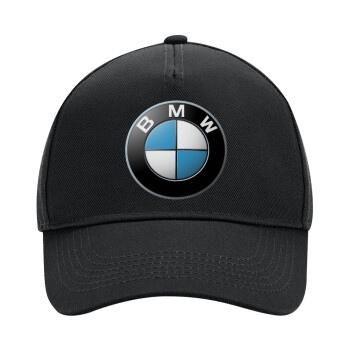 BMW, Adult Ultimate Hat BLACK, (100% COTTON DRILL, ADULT, UNISEX, ONE SIZE)