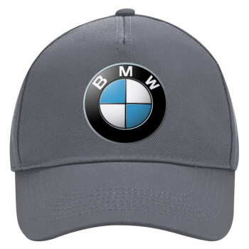 BMW, Ultimate Adult Hat Grey, (100% COTTON DRILL, ADULT, UNISEX, ONE SIZE)