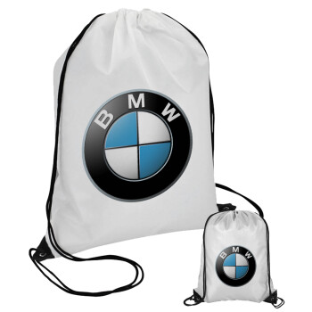 BMW, Pouch bag with black cords (1 piece)