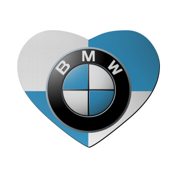 BMW, Mousepad καρδιά 23x20cm