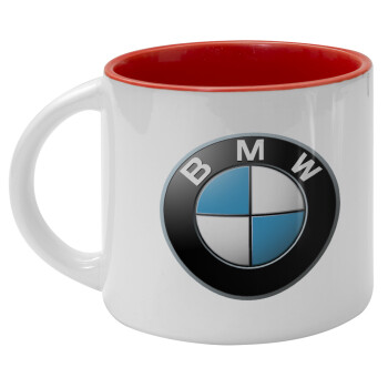 BMW, Κούπα κεραμική 400ml Λευκή/Κόκκινη