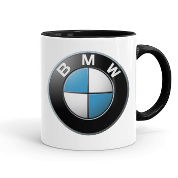 BMW, Mug colored black, ceramic, 330ml