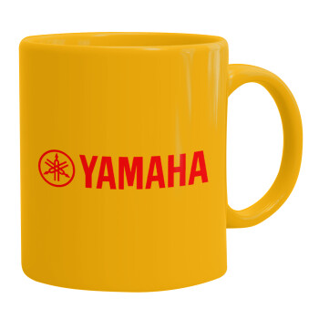 Yamaha, Ceramic coffee mug yellow, 330ml