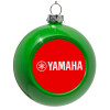 Green Christmas tree ornament bauble 8cm