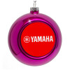 Purple Christmas tree ornament bauble 8cm