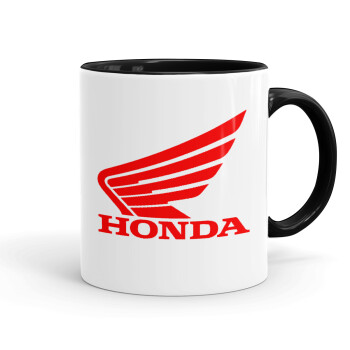 Honda, Κούπα χρωματιστή μαύρη, κεραμική, 330ml