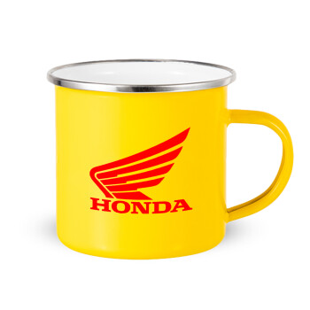 Honda, Yellow Enamel Metallic Cup 360ml