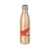 Glitter gold stainless steel thermos bottle, double-walled, 500ml