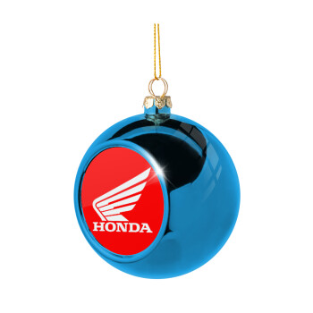 Honda, Blue Christmas tree ball ornament 8cm