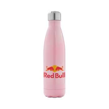 Redbull, Metal mug thermos Pink Iridiscent (Stainless steel), double wall, 500ml