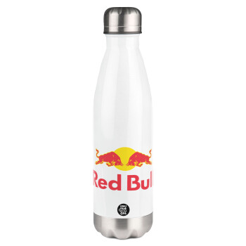 Redbull, Metal mug thermos White (Stainless steel), double wall, 500ml