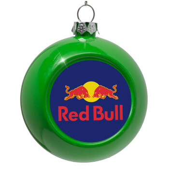 Redbull, Green Christmas tree ornament bauble 8cm