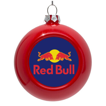 Redbull, Red Christmas tree ornament bauble 8cm