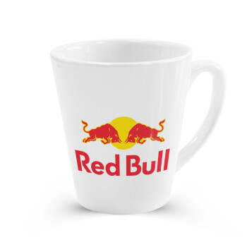 Redbull, Κούπα κωνική Latte Λευκή, κεραμική, 300ml