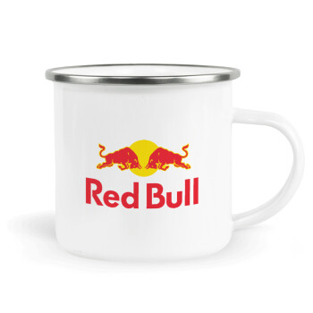 Redbull, Metallic enamel cup white 360ml