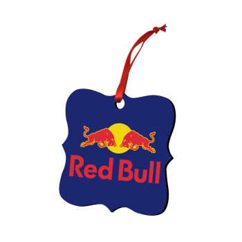 Redbull, Christmas ornament polygon wooden 7.5cm