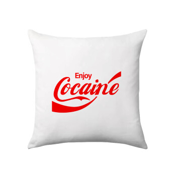 Enjoy Cocaine, Sofa cushion 40x40cm includes filling