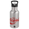 Metallic Silver with straw (500ml)