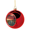 Christmas tree ball Red 8cm