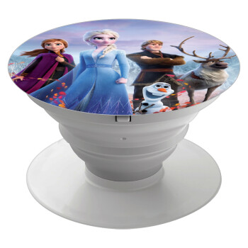 Frozen, Phone Holders Stand  White Hand-held Mobile Phone Holder