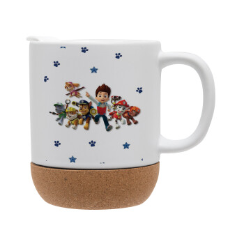 paw patrol, Ceramic coffee mug Cork (MAT), 330ml (1pcs)