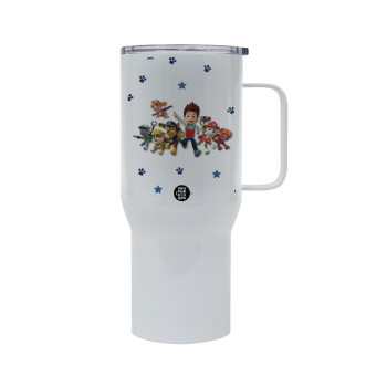 paw patrol, Tumbler με καπάκι, διπλού τοιχώματος (θερμό) 750L