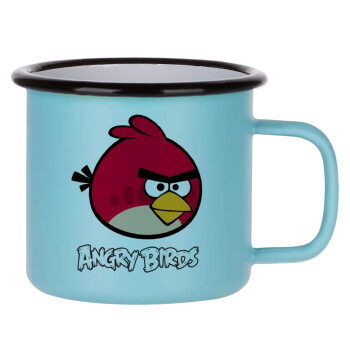 Angry birds Terence, Κούπα Μεταλλική εμαγιέ ΜΑΤ σιέλ 360ml