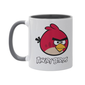 Angry birds Terence, Mug colored grey, ceramic, 330ml