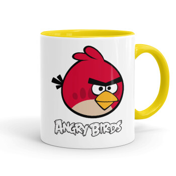 Angry birds Terence, Mug colored yellow, ceramic, 330ml