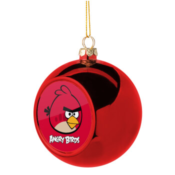 Angry birds Terence, Christmas tree ball Red 8cm