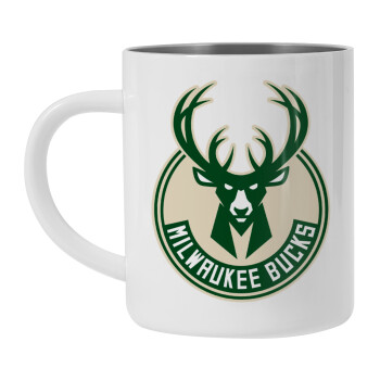 Milwaukee bucks, Mug Stainless steel double wall 300ml