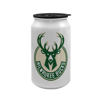 Milwaukee bucks, Κούπα ταξιδιού μεταλλική με καπάκι (tin-can) 500ml