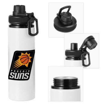 Phoenix Suns, Metal water bottle with safety cap, aluminum 850ml