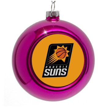 Phoenix Suns, Purple Christmas tree ornament bauble 8cm