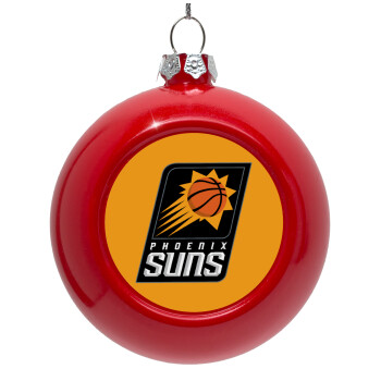 Phoenix Suns, Red Christmas tree ornament bauble 8cm