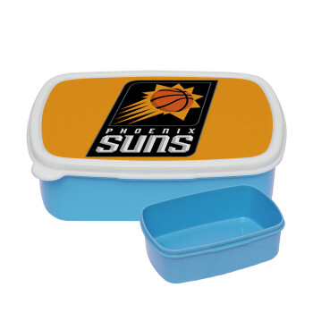 Phoenix Suns, ΜΠΛΕ παιδικό δοχείο φαγητού (lunchbox) πλαστικό (BPA-FREE) Lunch Βox M18 x Π13 x Υ6cm