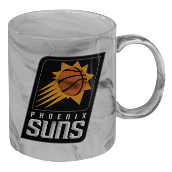 Phoenix Suns, Mug ceramic marble style, 330ml