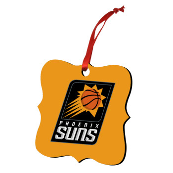 Phoenix Suns, Χριστουγεννιάτικο στολίδι polygon ξύλινο 7.5cm