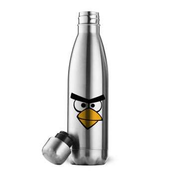 Angry birds eyes, Μεταλλικό παγούρι θερμός Inox (Stainless steel), διπλού τοιχώματος, 500ml
