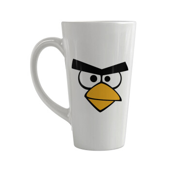 Angry birds eyes, Κούπα κωνική Latte Μεγάλη, κεραμική, 450ml