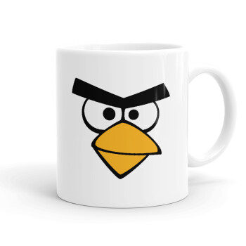Angry birds eyes, Ceramic coffee mug, 330ml (1pcs)