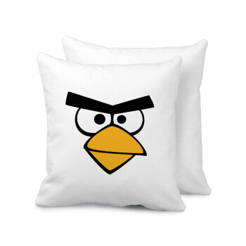 Angry birds eyes, Sofa cushion 40x40cm includes filling