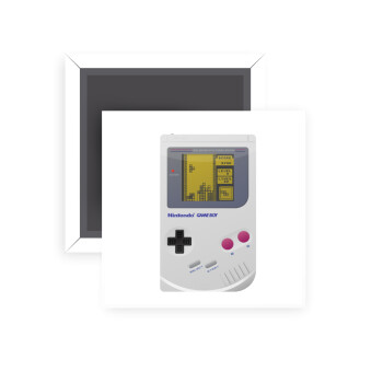 Gameboy, Μαγνητάκι ψυγείου τετράγωνο διάστασης 5x5cm