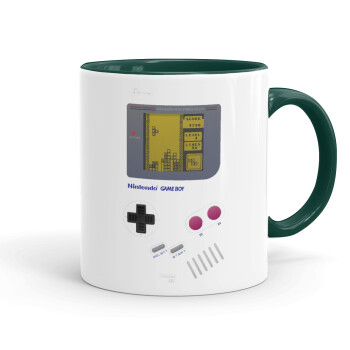 Gameboy, Mug colored green, ceramic, 330ml