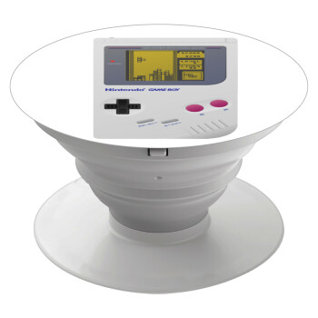 Gameboy, Phone Holders Stand  White Hand-held Mobile Phone Holder