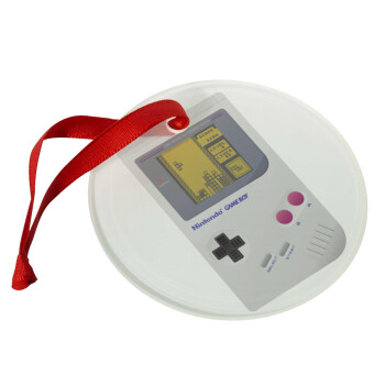 Gameboy, Christmas ornament glass 9cm