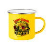 Yellow Enamel Metallic Cup 360ml