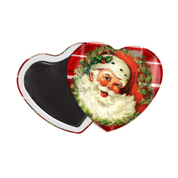 Santa Claus, Μαγνητάκι καρδιά (57x52mm)