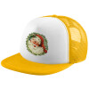 Καπέλο Ενηλίκων Soft Trucker με Δίχτυ Yellow/White (POLYESTER, ΕΝΗΛΙΚΩΝ, UNISEX, ONE SIZE)