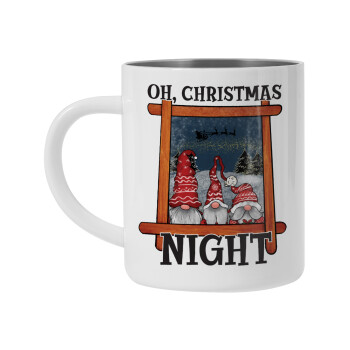 Oh Christmas Night, Mug Stainless steel double wall 300ml